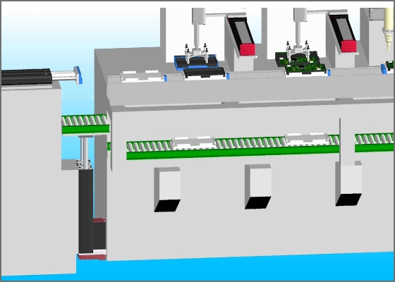 EC Double-guided Rod type (Pushing/Lifting device for pallets)