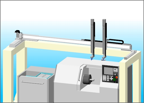 IFA (Loading/Unloading device for processing machine)