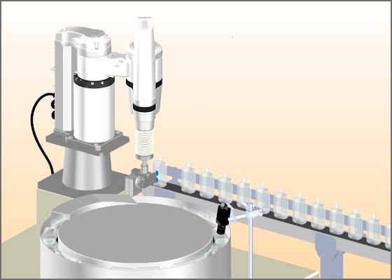 IXA-4NSC (Picking and placing medical bottles)