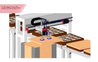 Transferring process for card board box